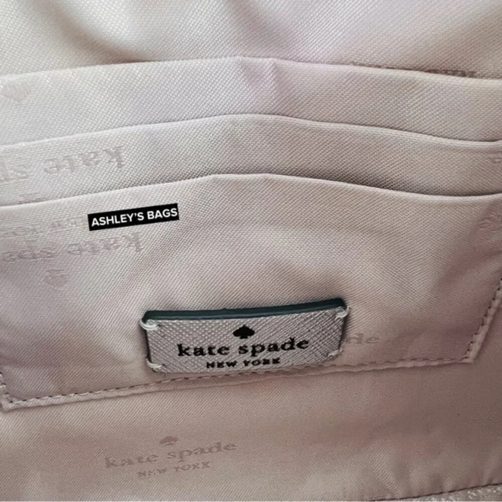 Kate Spade Glimmer Glitter Shoulder Bag In Silver